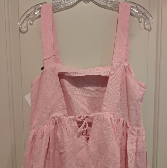 NWT Free People x Dora Larsen Emelie Ruffled Dress Size 6 - Picture 9 of 14